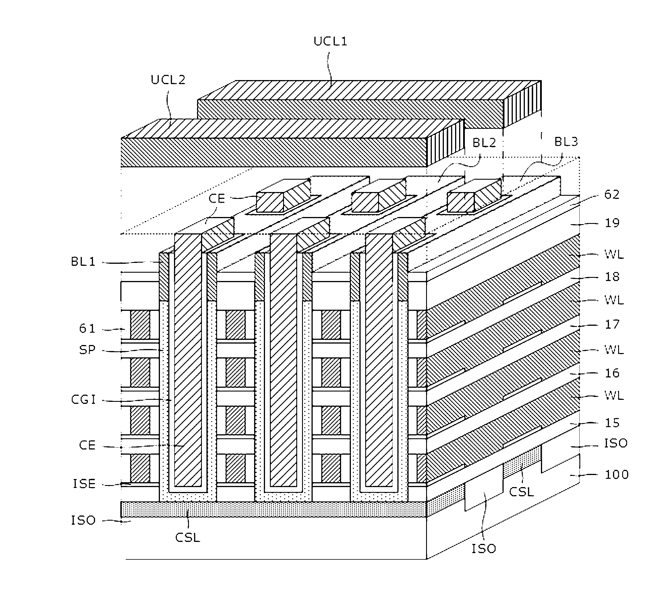 Three-dimensional semiconductor device and methods of fabricating and operating the same