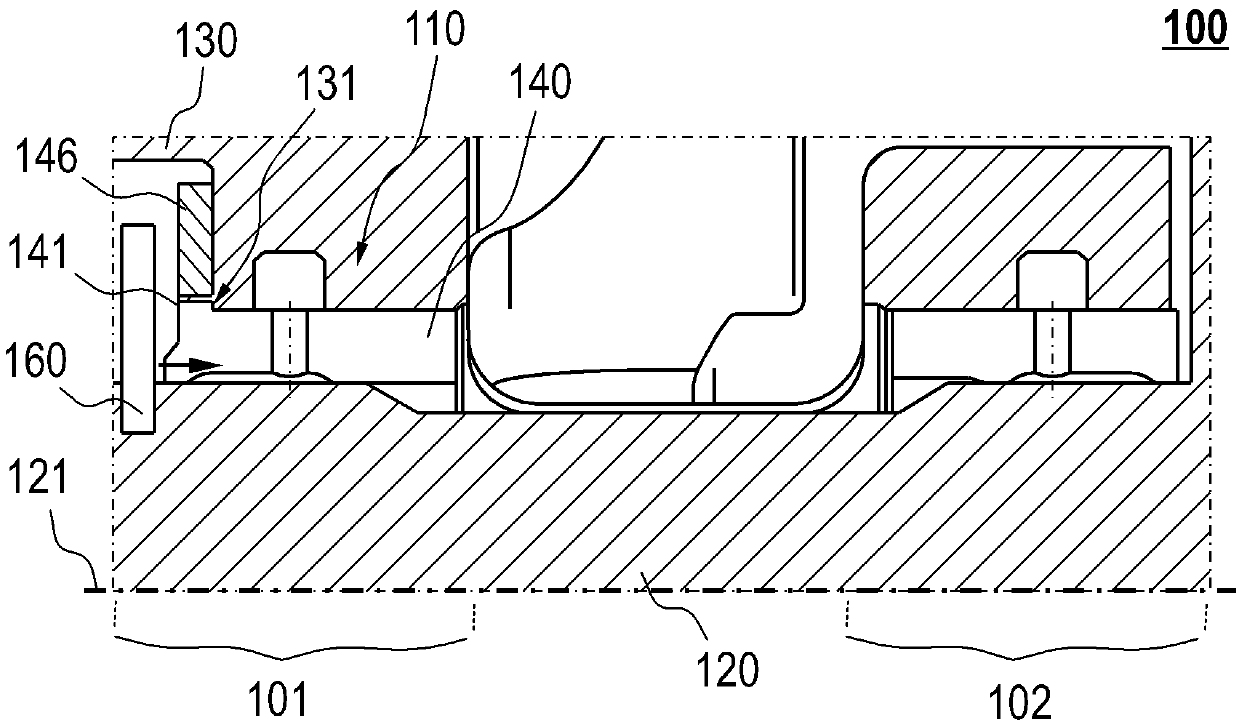 Plain bearing with hydrodynamic axial securing