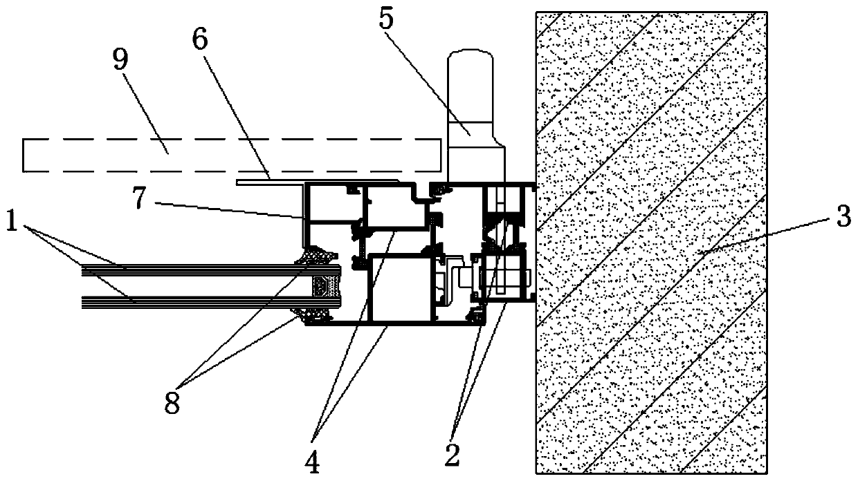 Fabricated outswinging casement window capable of being provided with matched screen window