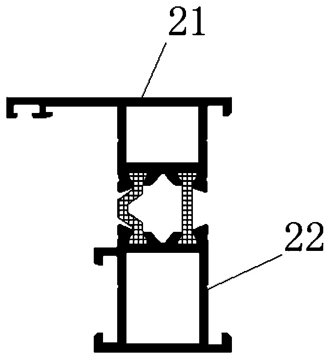 Fabricated outswinging casement window capable of being provided with matched screen window