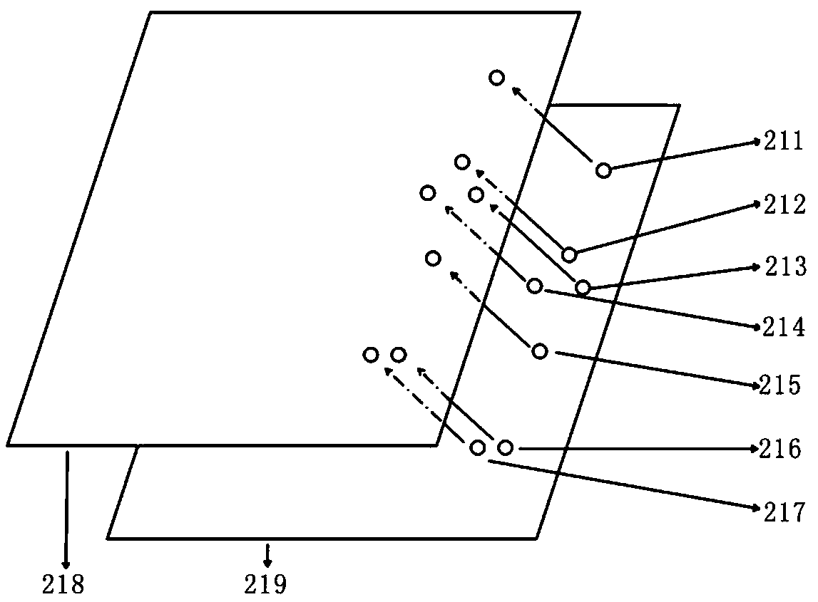 Chip strip counting device and method based on photoelectric detection