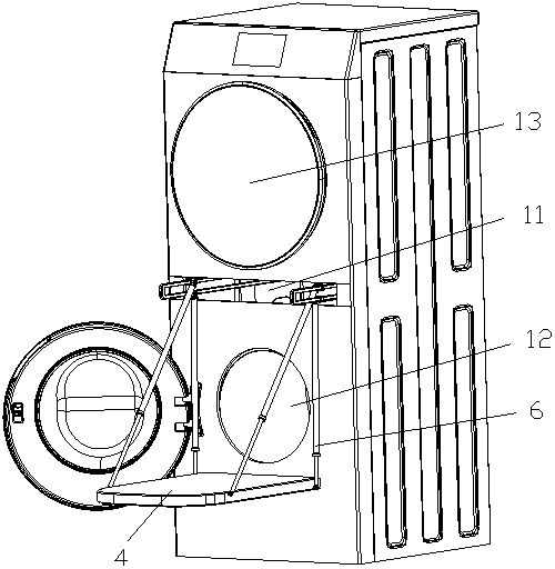 Clothing washing and care integrated machine and working method thereof