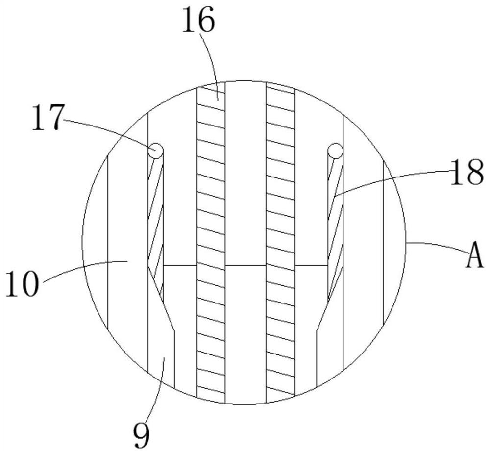 An extrusion device for the production of plastic woven bags