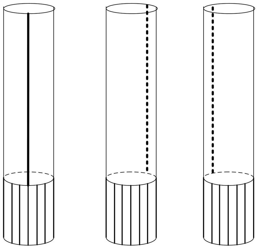 Method for representing three-dimensional form of full-specification cigarette combustion cone