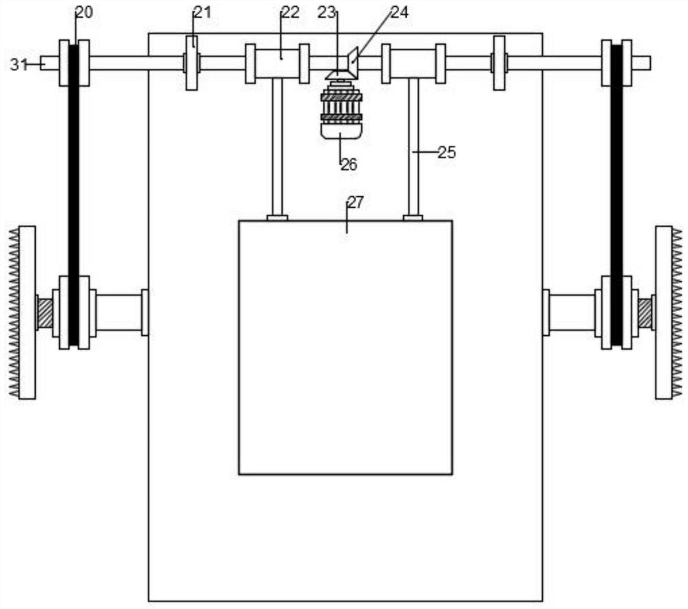 A hanging basket for a construction hoist