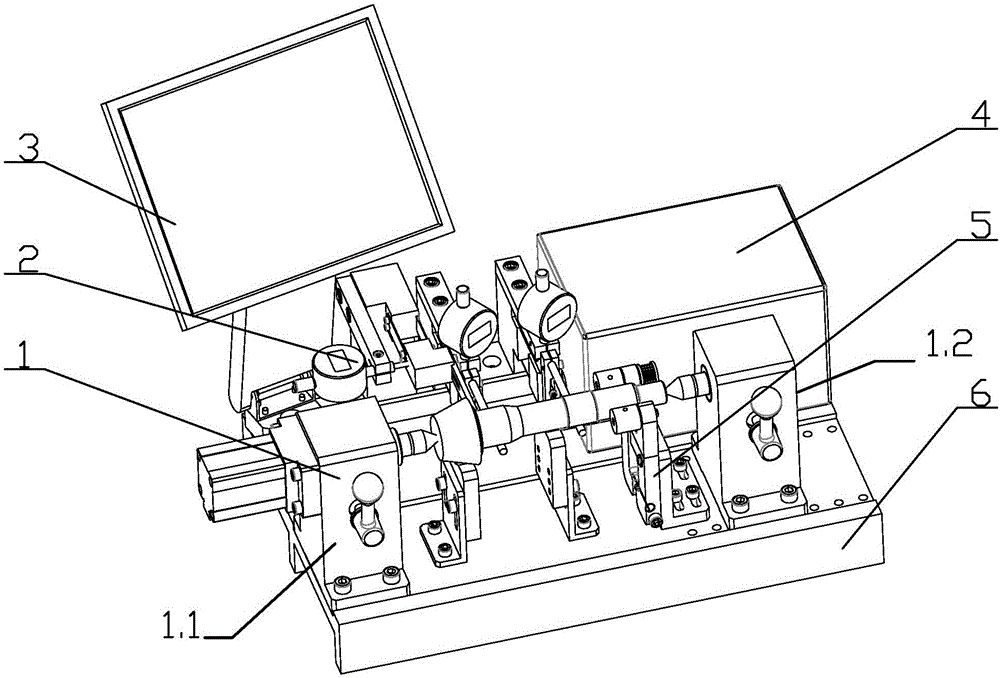 Device of detecting axial and radial runout of shaft parts