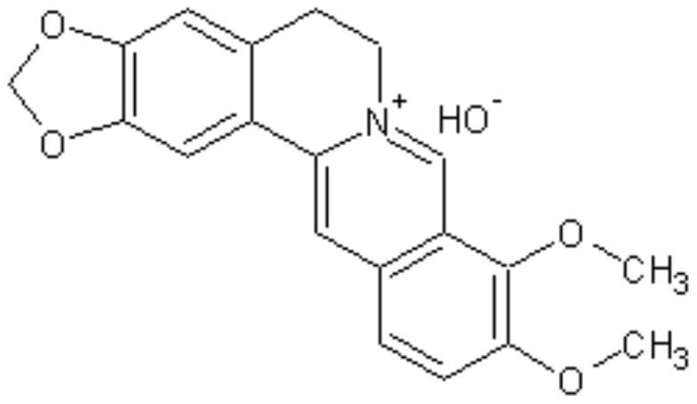 Application of berberine-oryzanol tablet in treatment of diabetes