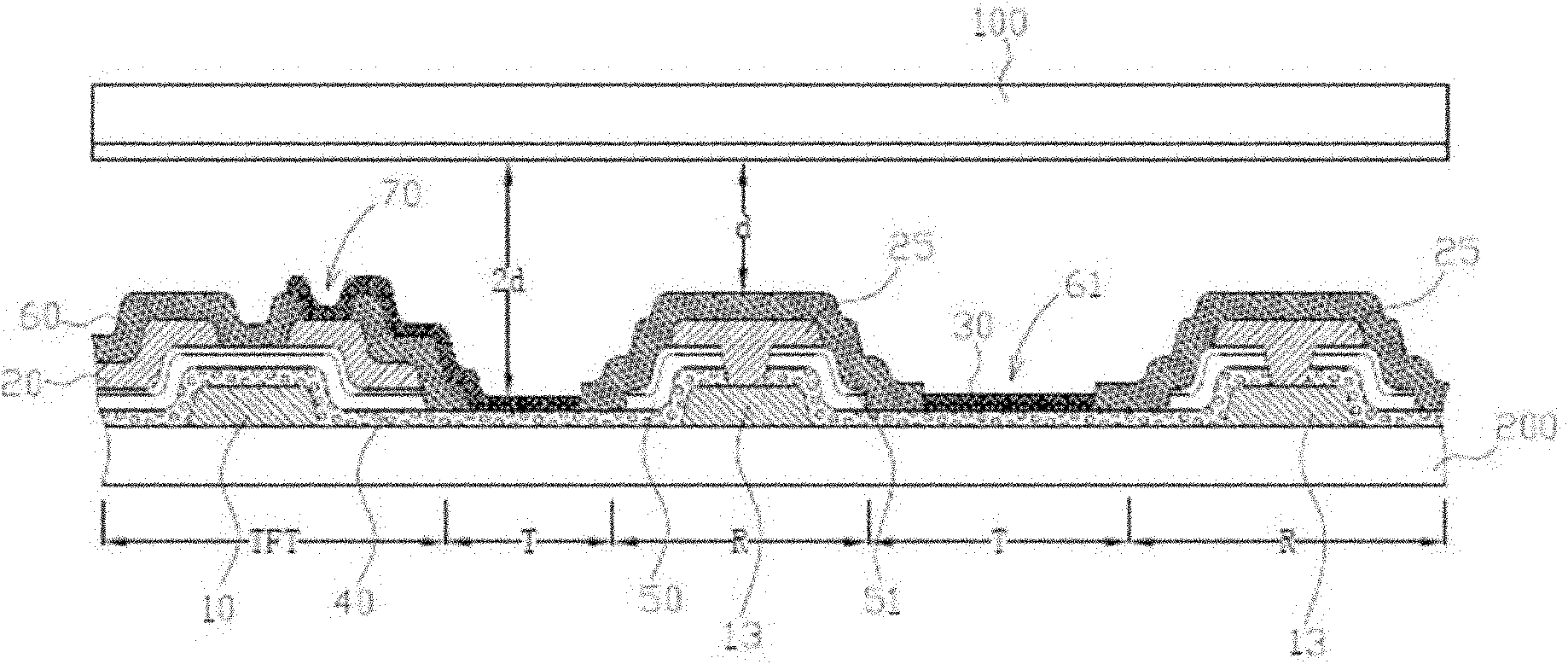 Transflective fringing field switching type liquid crystal display and manufacturing method thereof