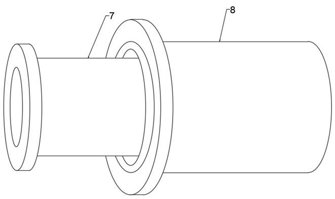 Mining device with dust fall structure