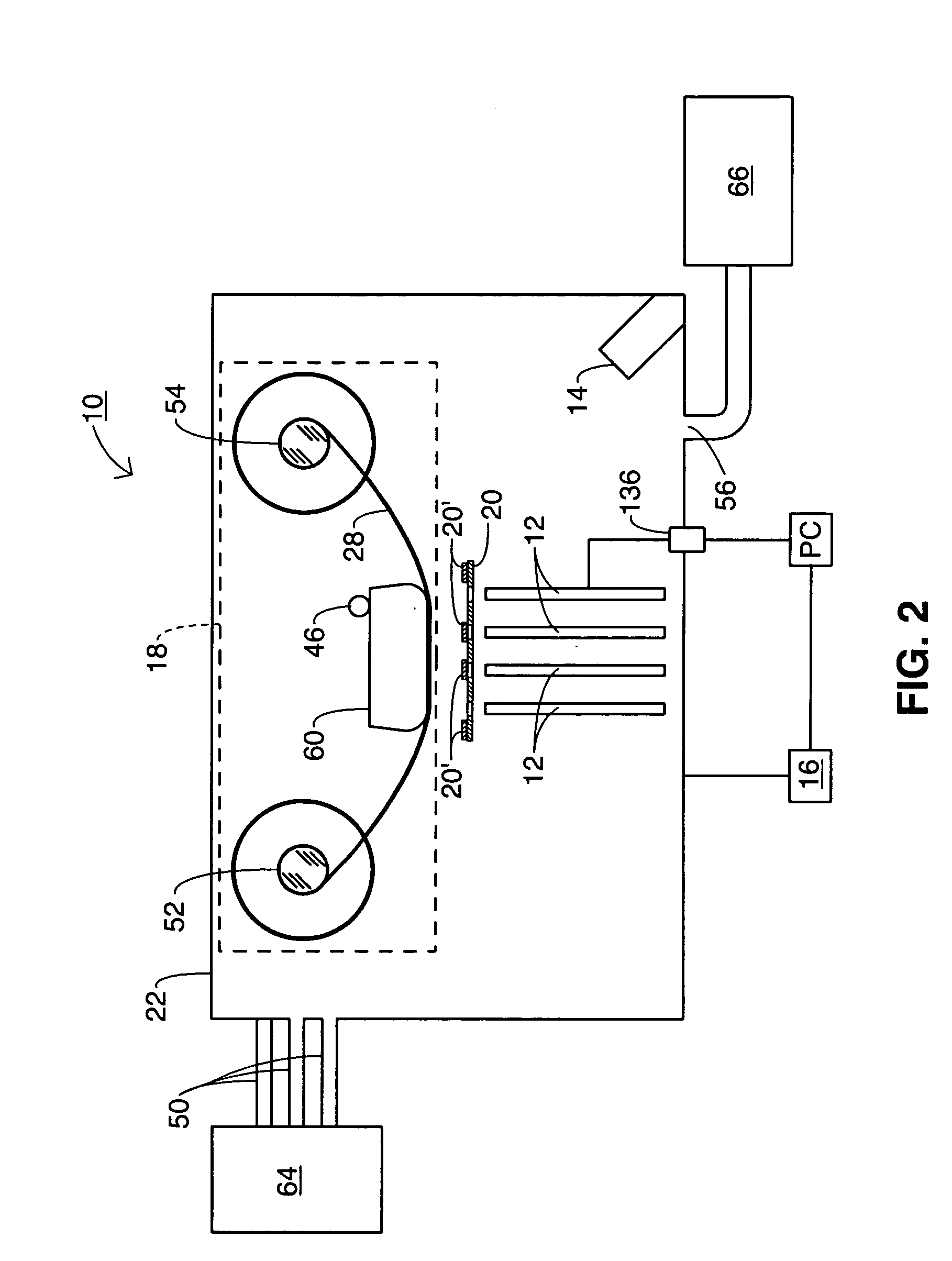 Tape-manufacturing system having extended operational capabilites