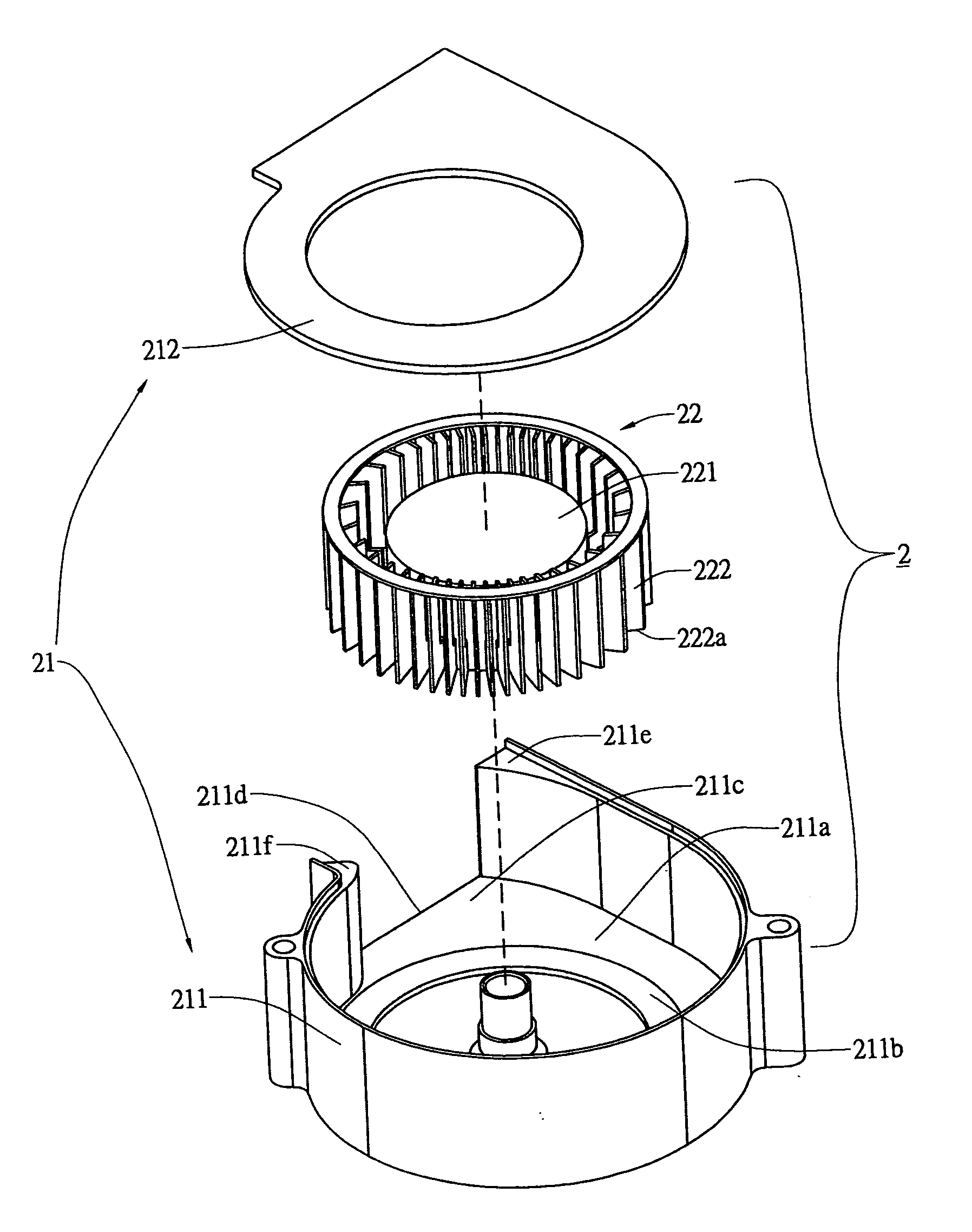 Blower capable of reducing secondary flow