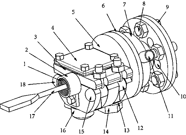 Specimen fixture for multi-load coupling loading and its multi-physics field coupling loading method