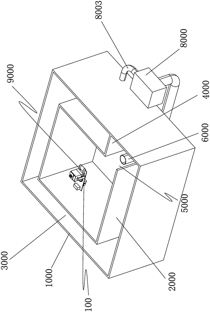 Clip-shaped efficient water circulation pond aquiculture device