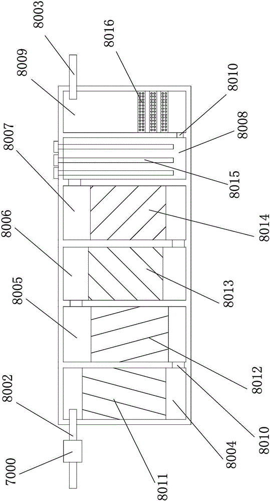 Clip-shaped efficient water circulation pond aquiculture device