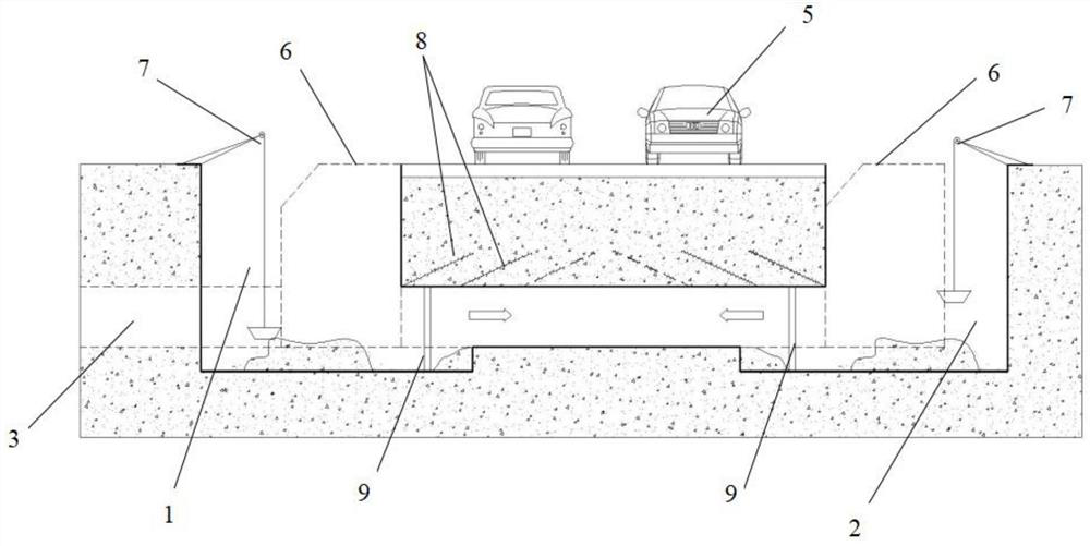 Non-excavation capacity expansion method for urban old pipelines