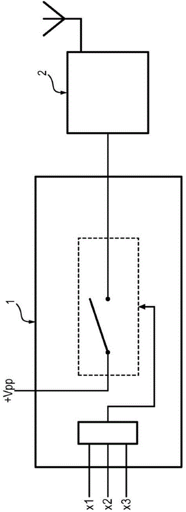 Electrical circuit for cutting off an electrical supply with relay and fuses