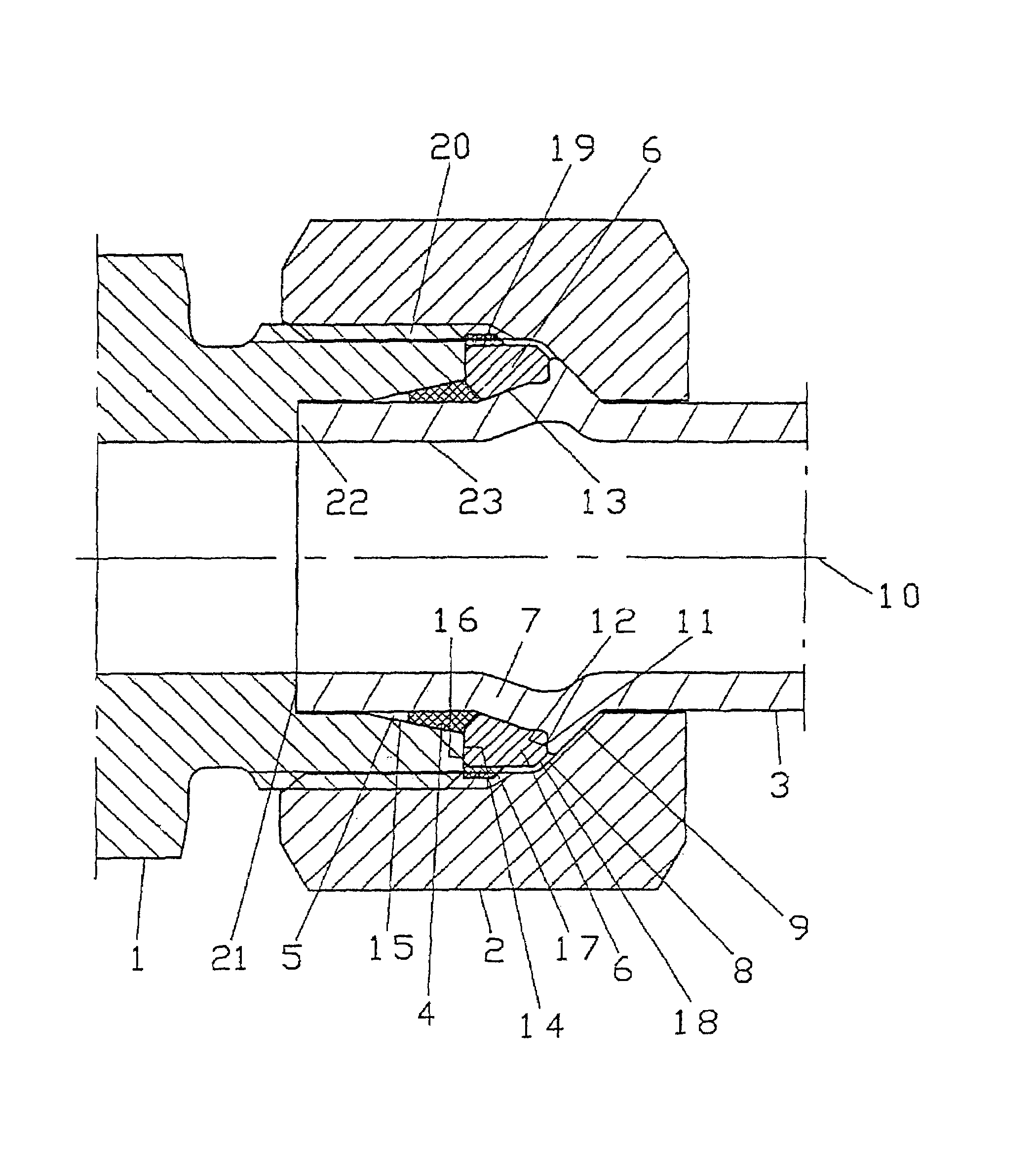 Pipe connector and a method for production thereof
