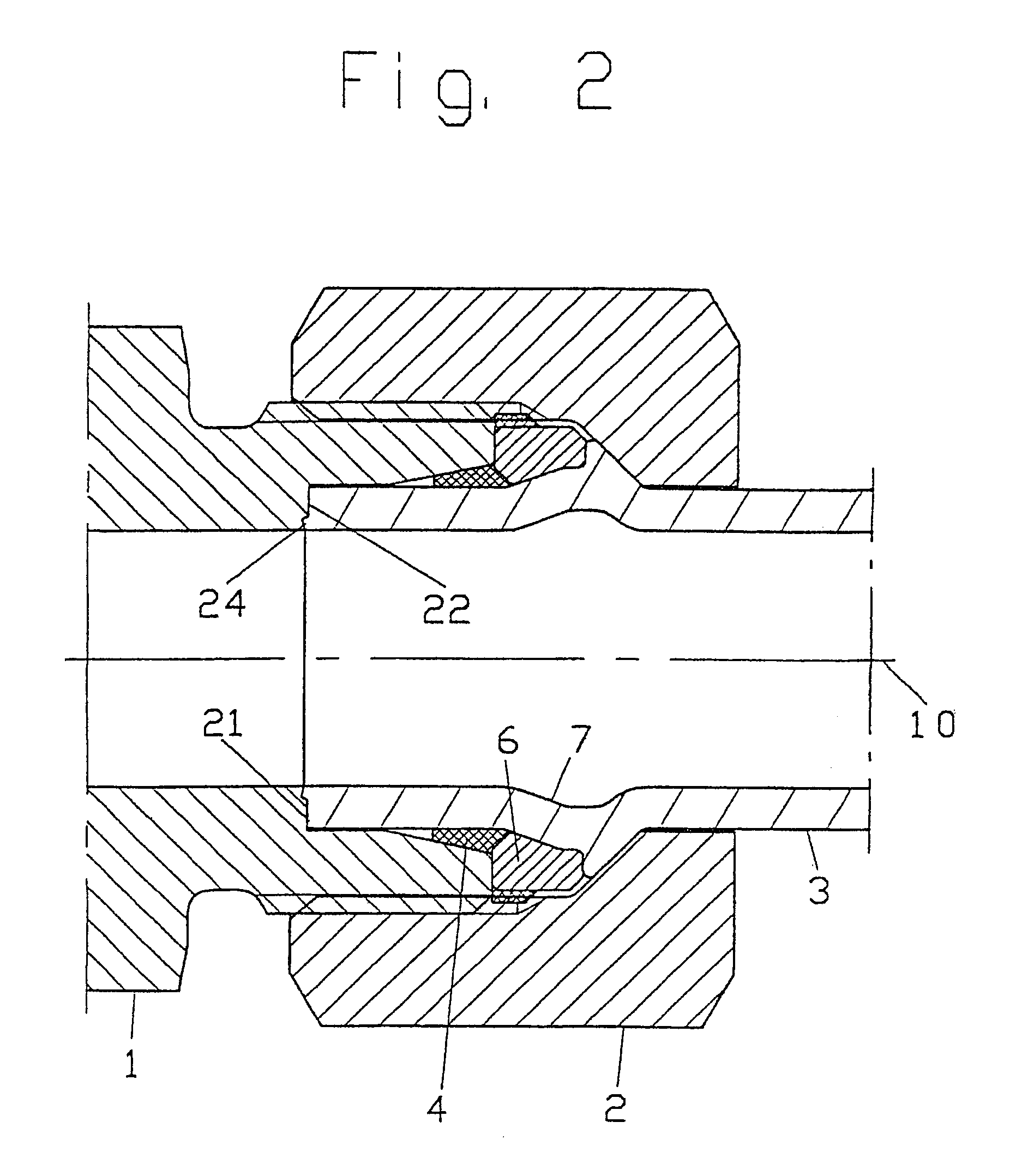 Pipe connector and a method for production thereof