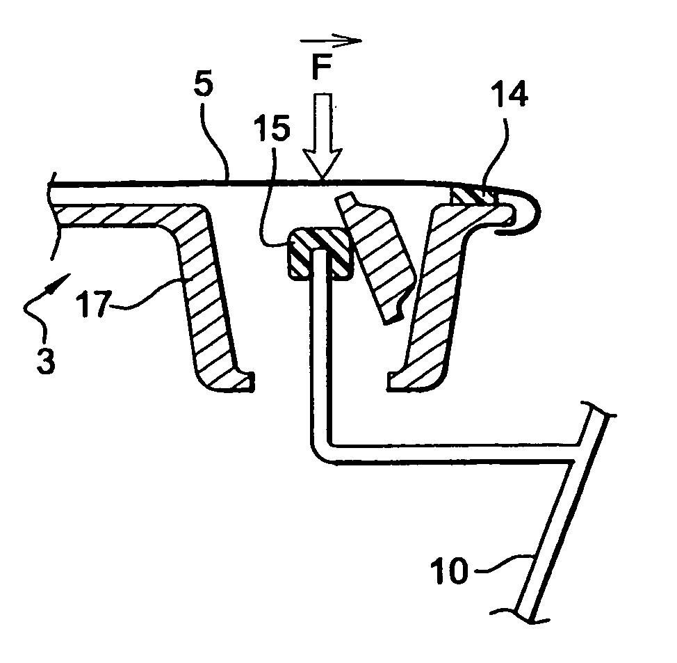 Lining for the hood of an automotive vehicle and combinations thereof with certain parts of the vehicle