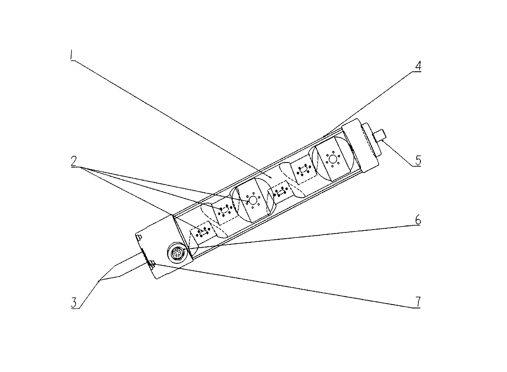 Omnidirectional vector rod receiver for indoor GPS