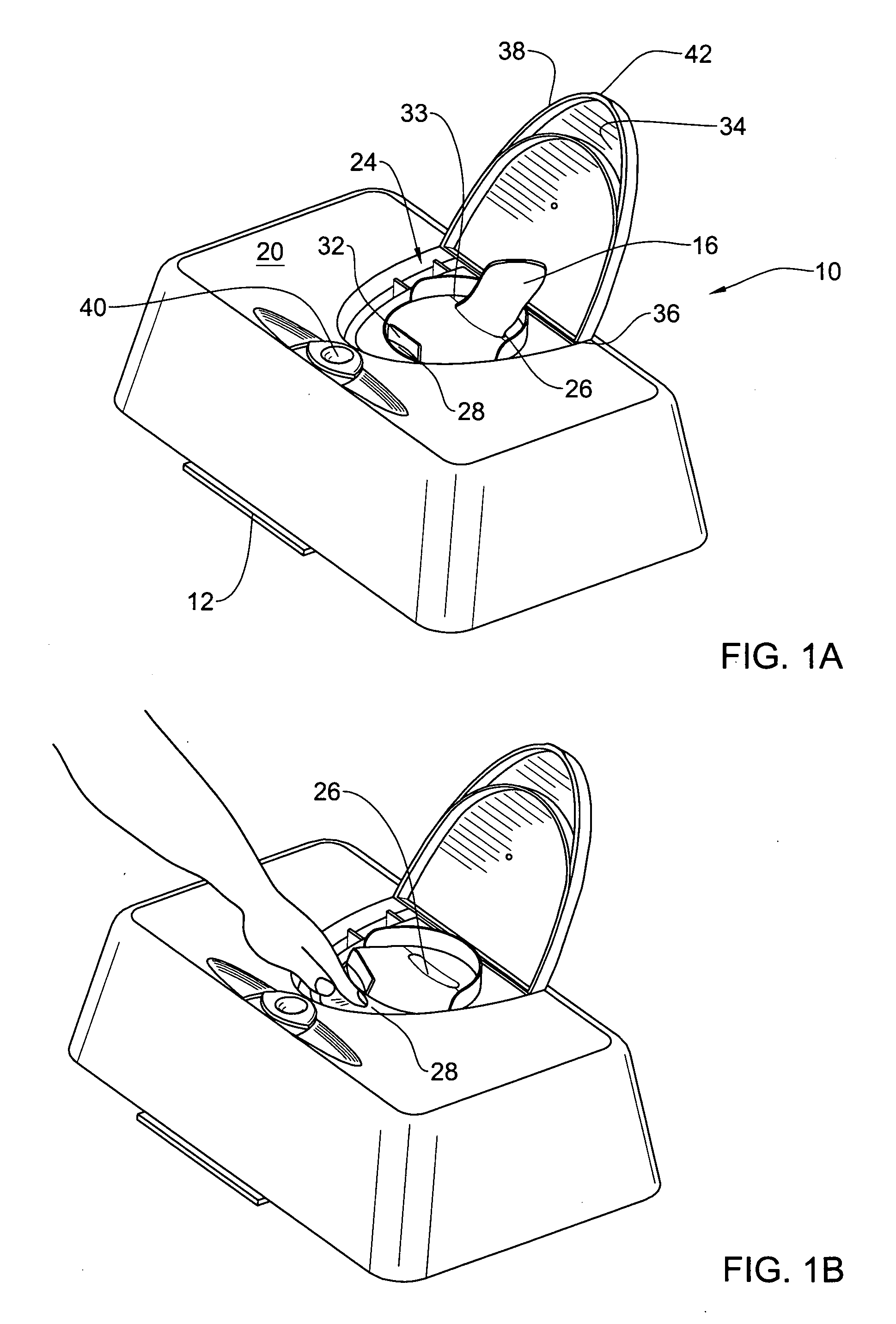 Tissue dispensing cover