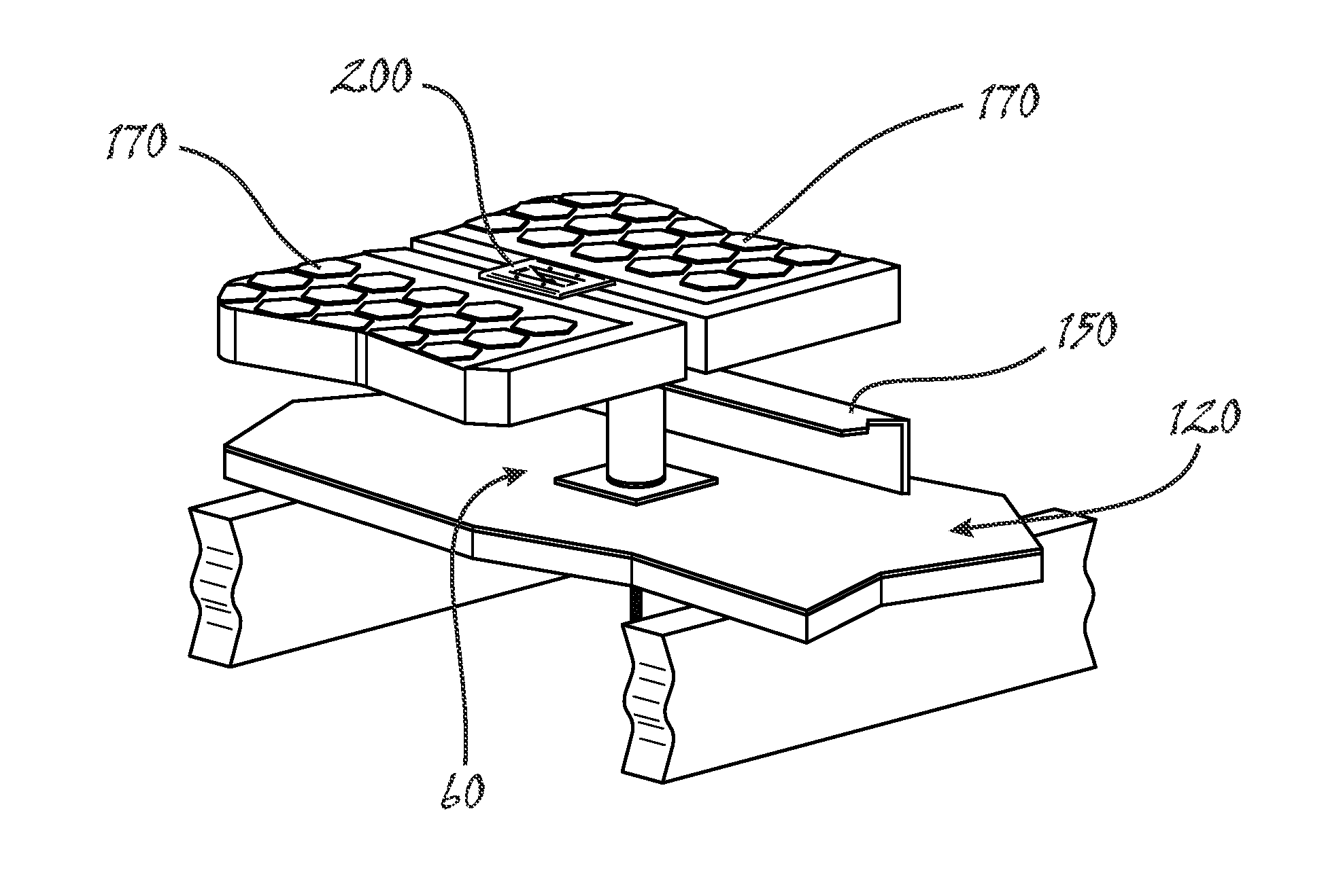 Photovoltaic panel racking assembly for use in connection with roof installation of panels