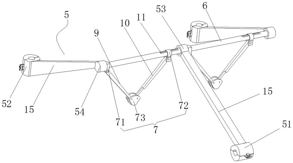 A built-in adjustable position suspension handle device for buses