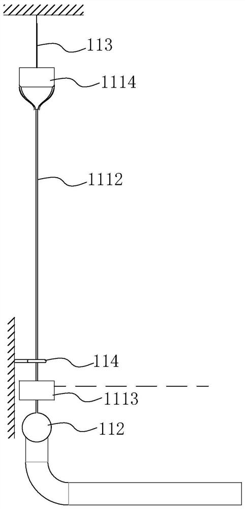 Pure liquid flow negative pressure drainage system