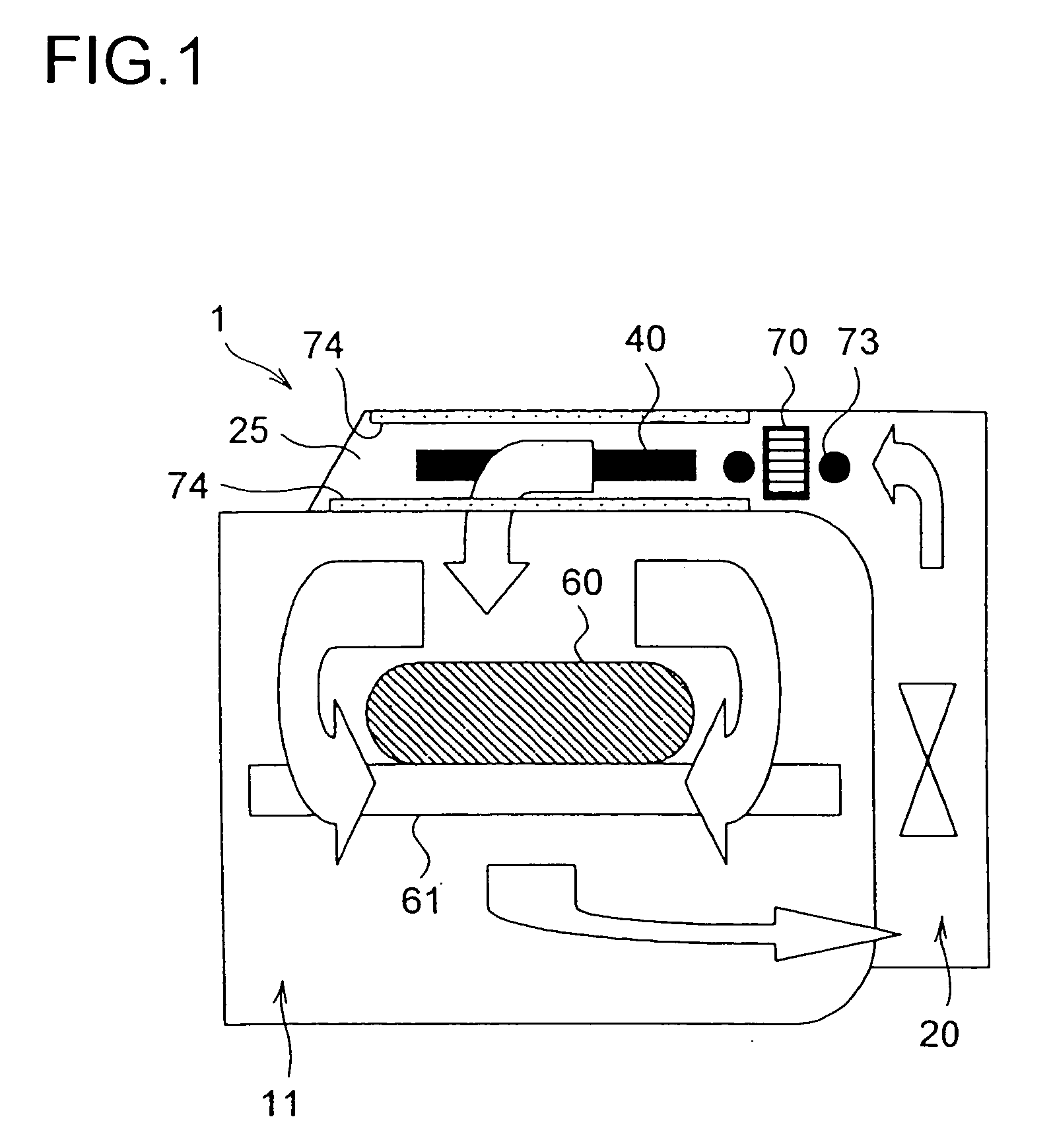 Heating cooking device