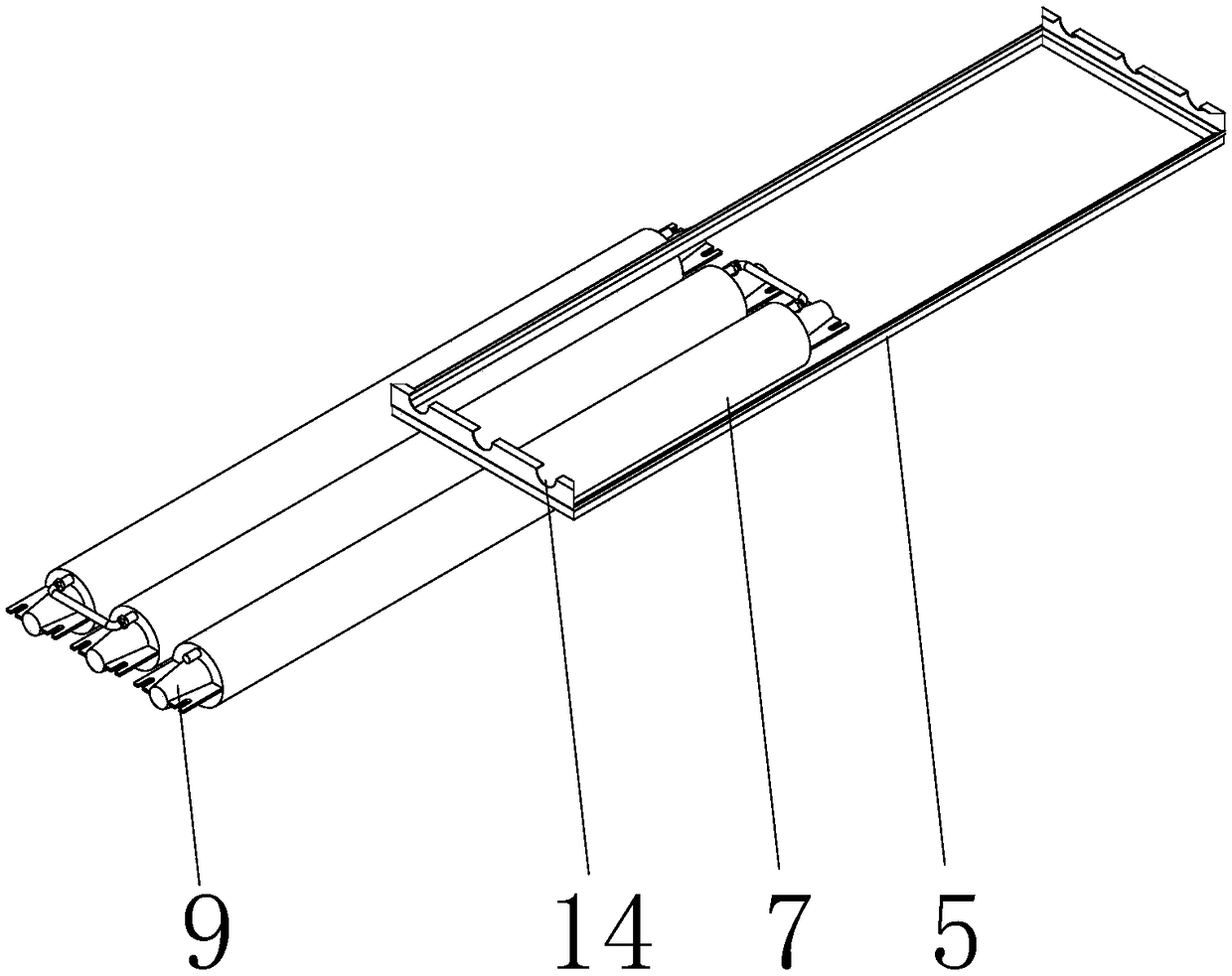 Flat-plate integrated solar water heater