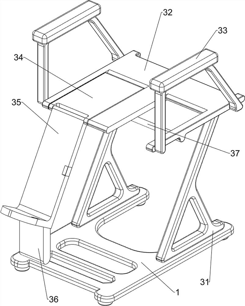 Auxiliary recovery equipment for thigh fracture recovery