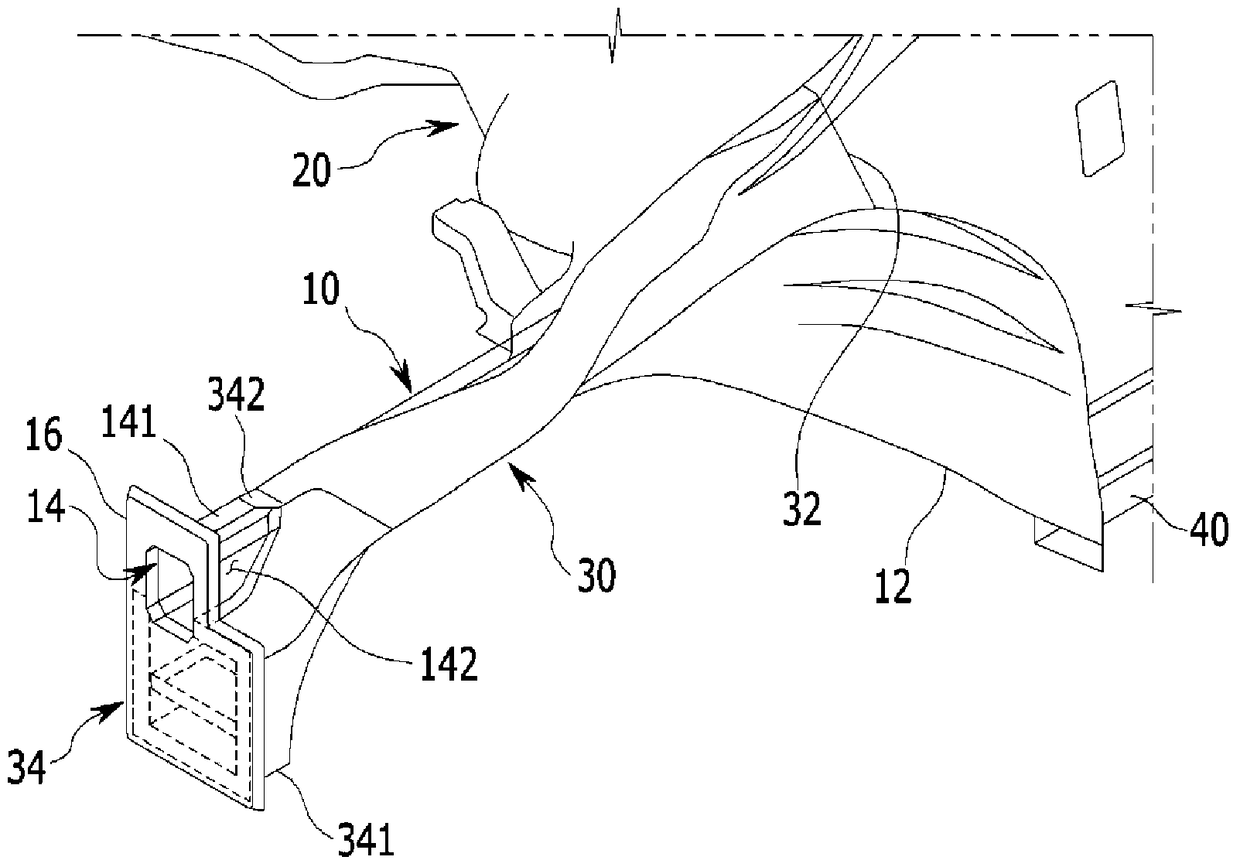 Front body reinforcement structure