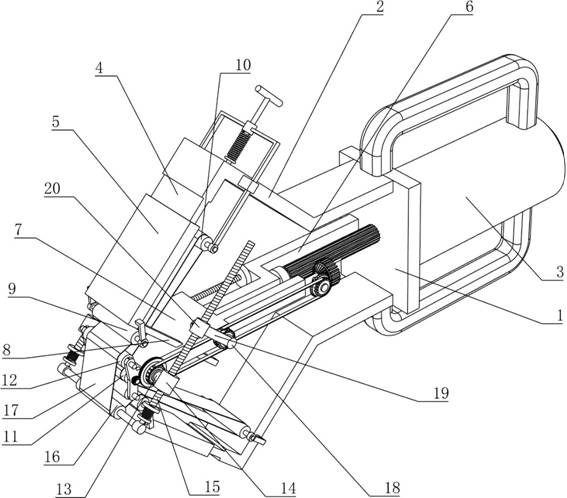 A tool for grinding corners of an electric vehicle frame