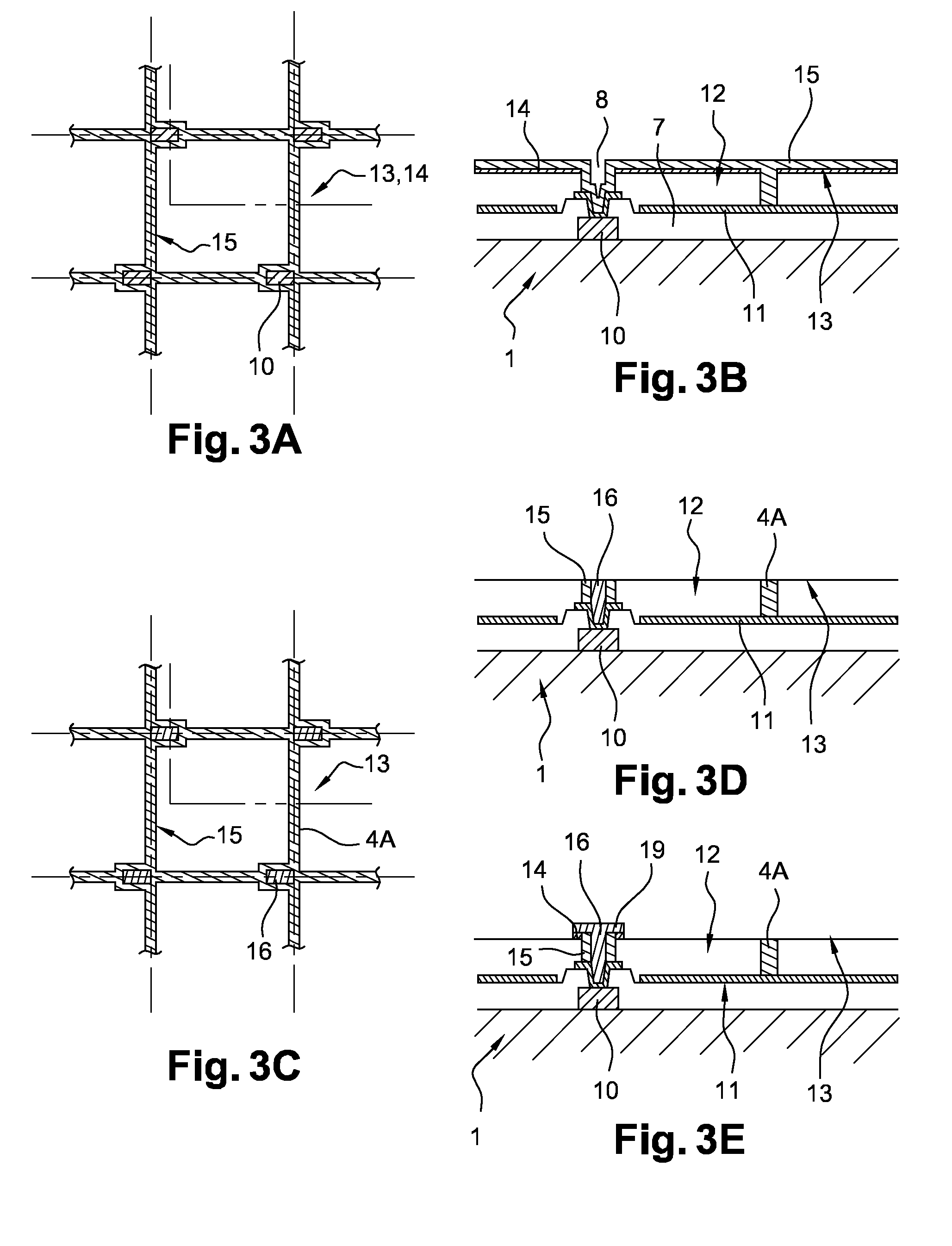 Electromagnetic radiation detector with micro-encapsulation, and device for detecting electromagnetic radiation using such detectors
