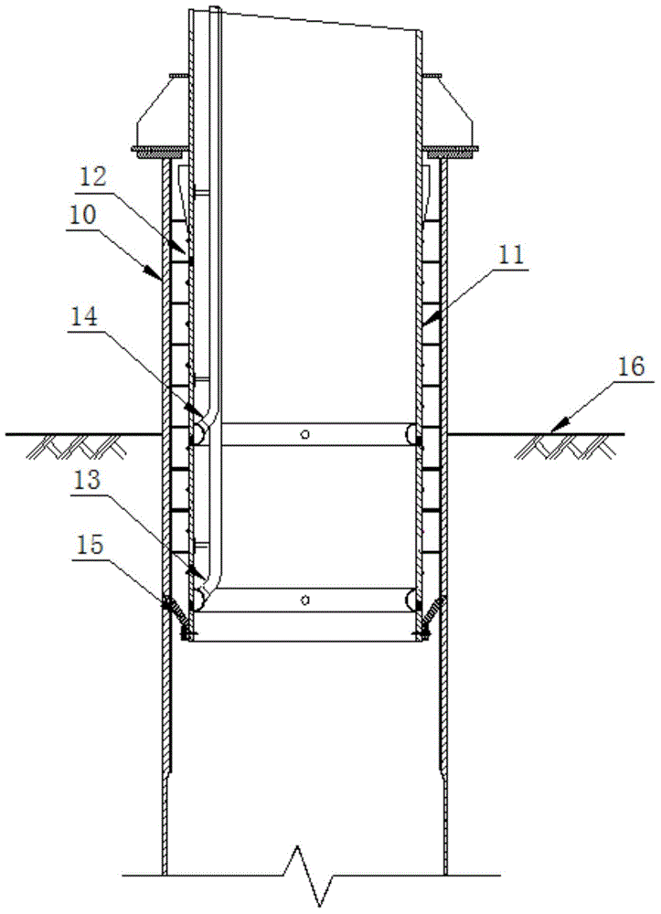 Foundation grouting method for offshore wind power and foundation grouting work barge for offshore wind power