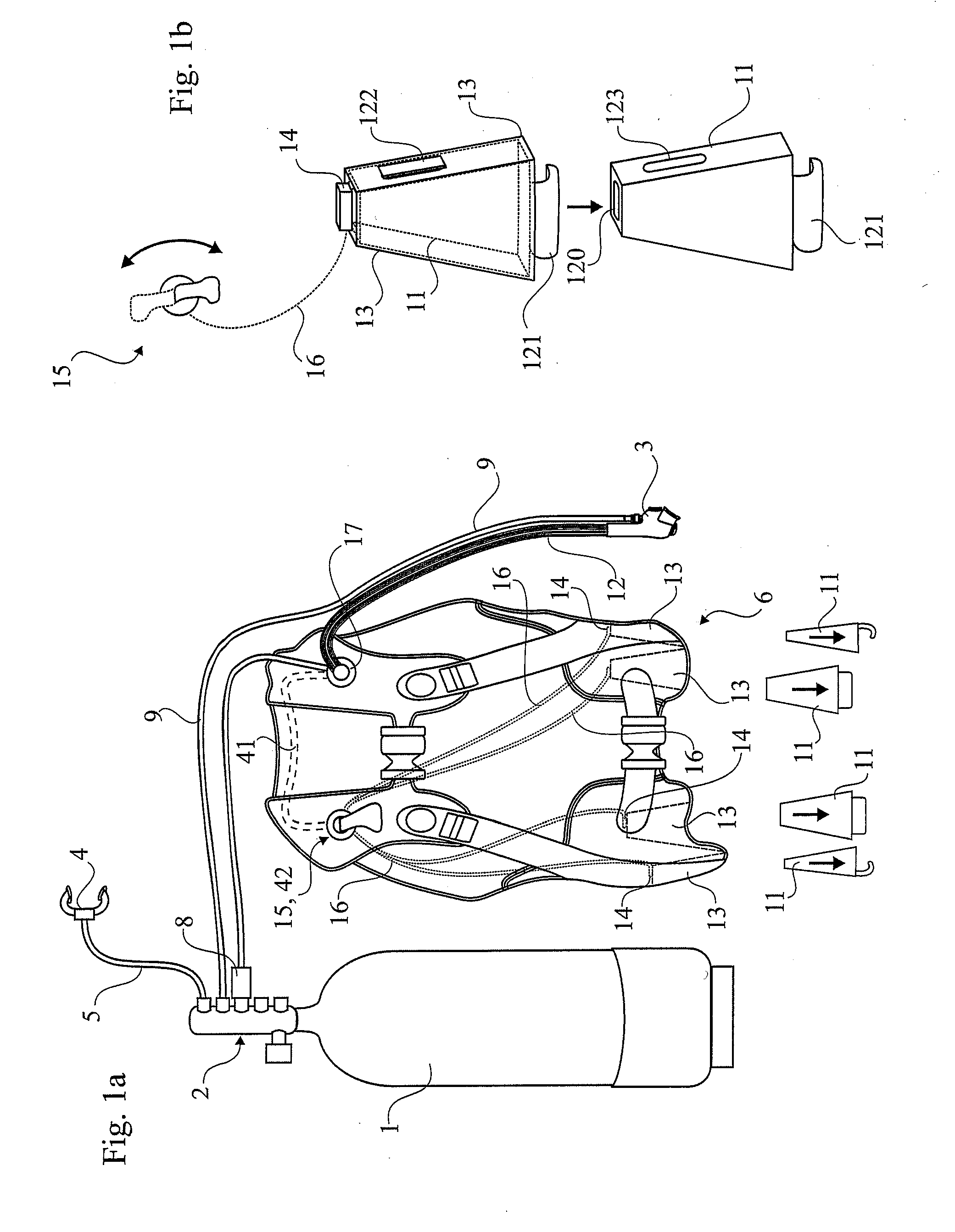 Safety device and method for scuba-diving
