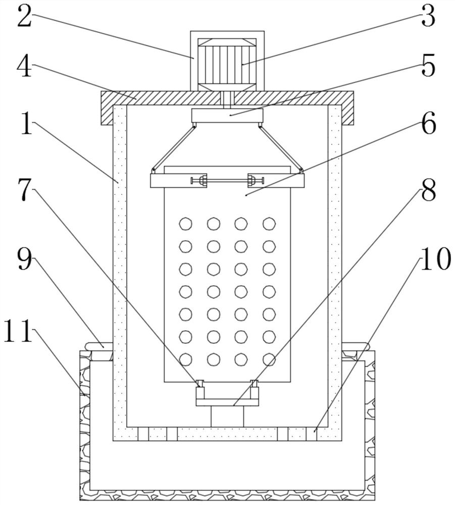 A mineral separation sampling device
