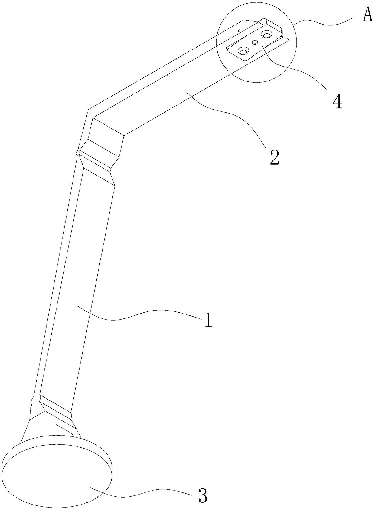 A cardiopulmonary resuscitation assisting device and a compression depth measurement method