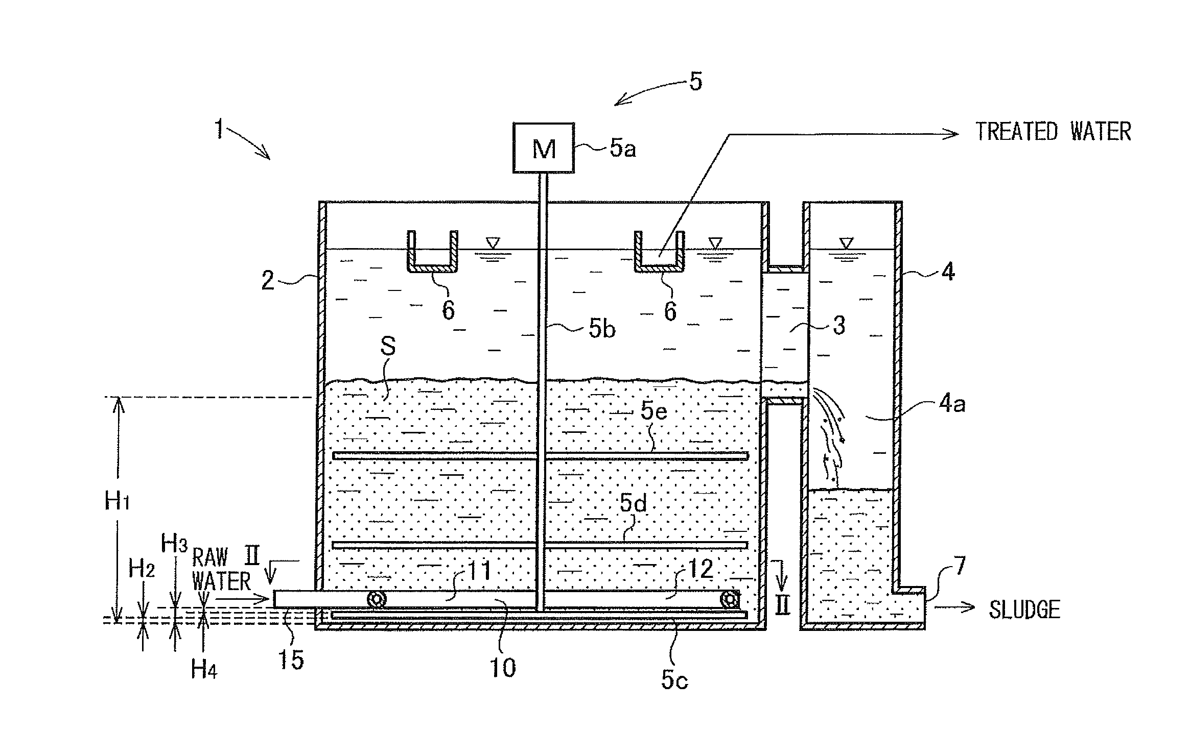 Settling tank and method of operating the same