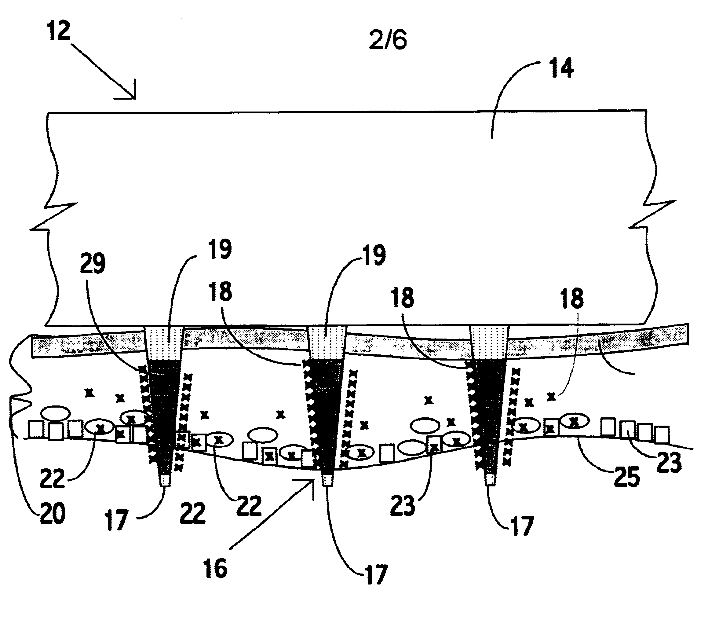 Electrodes coated with treating agent and uses thereof