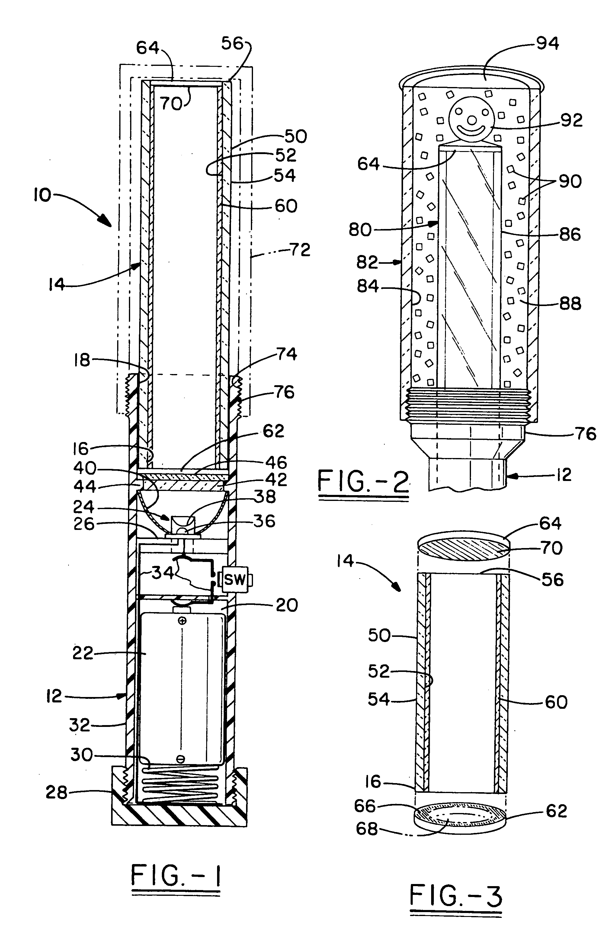Interchangeable simulated neon light tube assemblies and related accessories for use with lighting devices