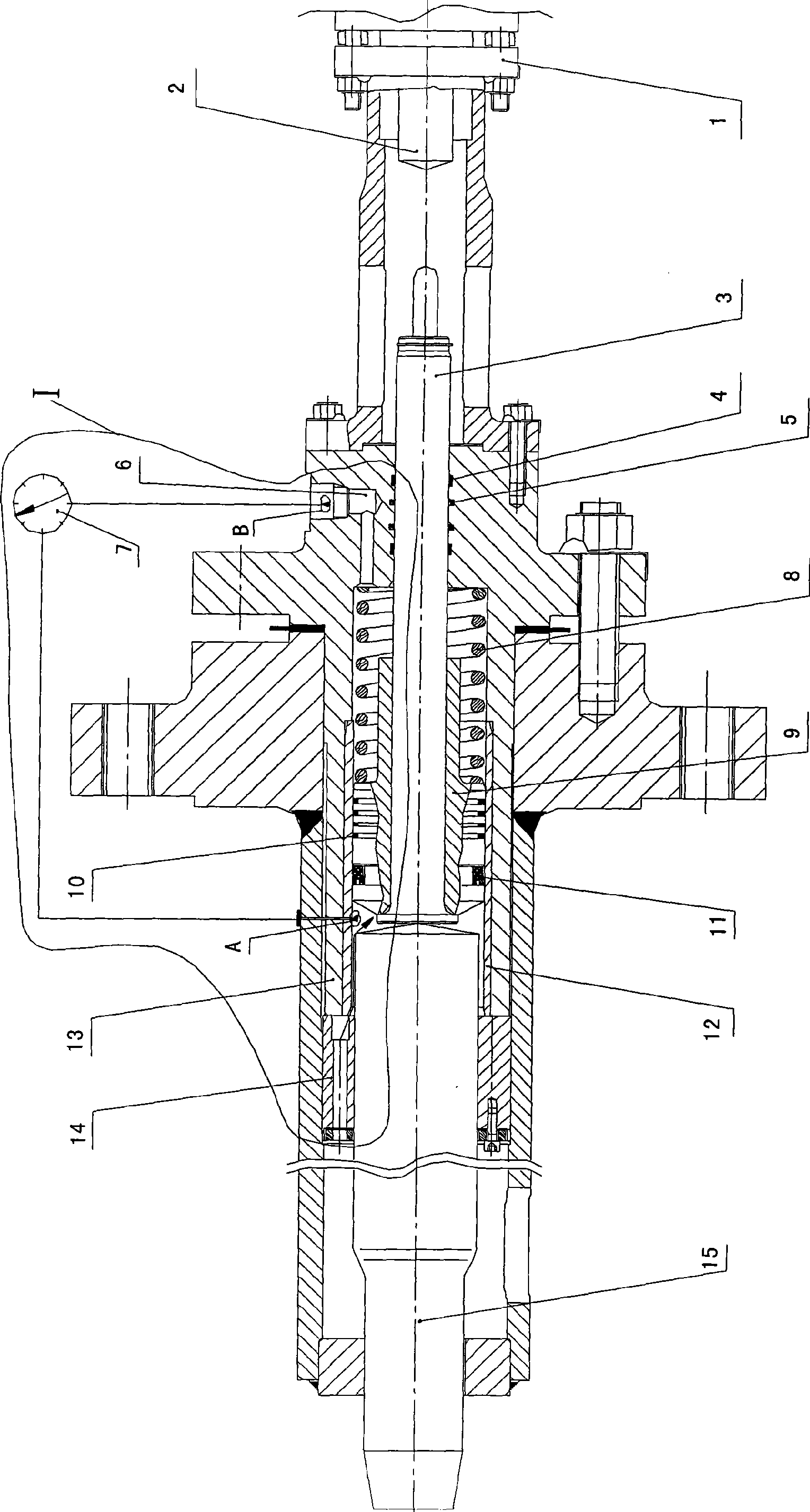 Sealing system of mechanical rapping apparatus