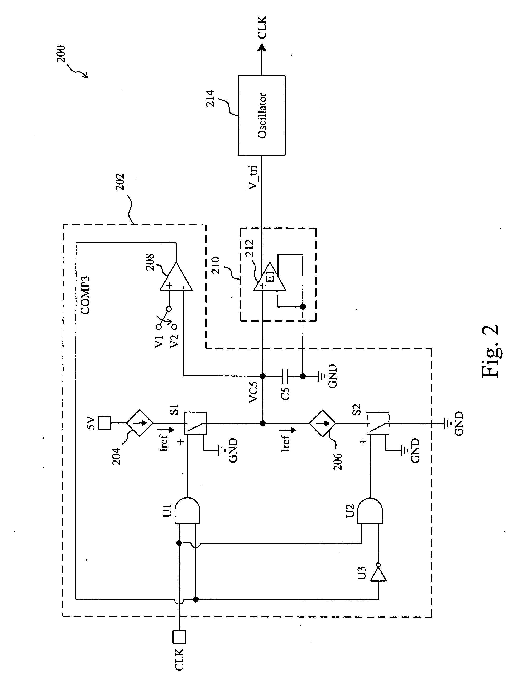 Frequency jittering control for varying the switching frequency of a power supply
