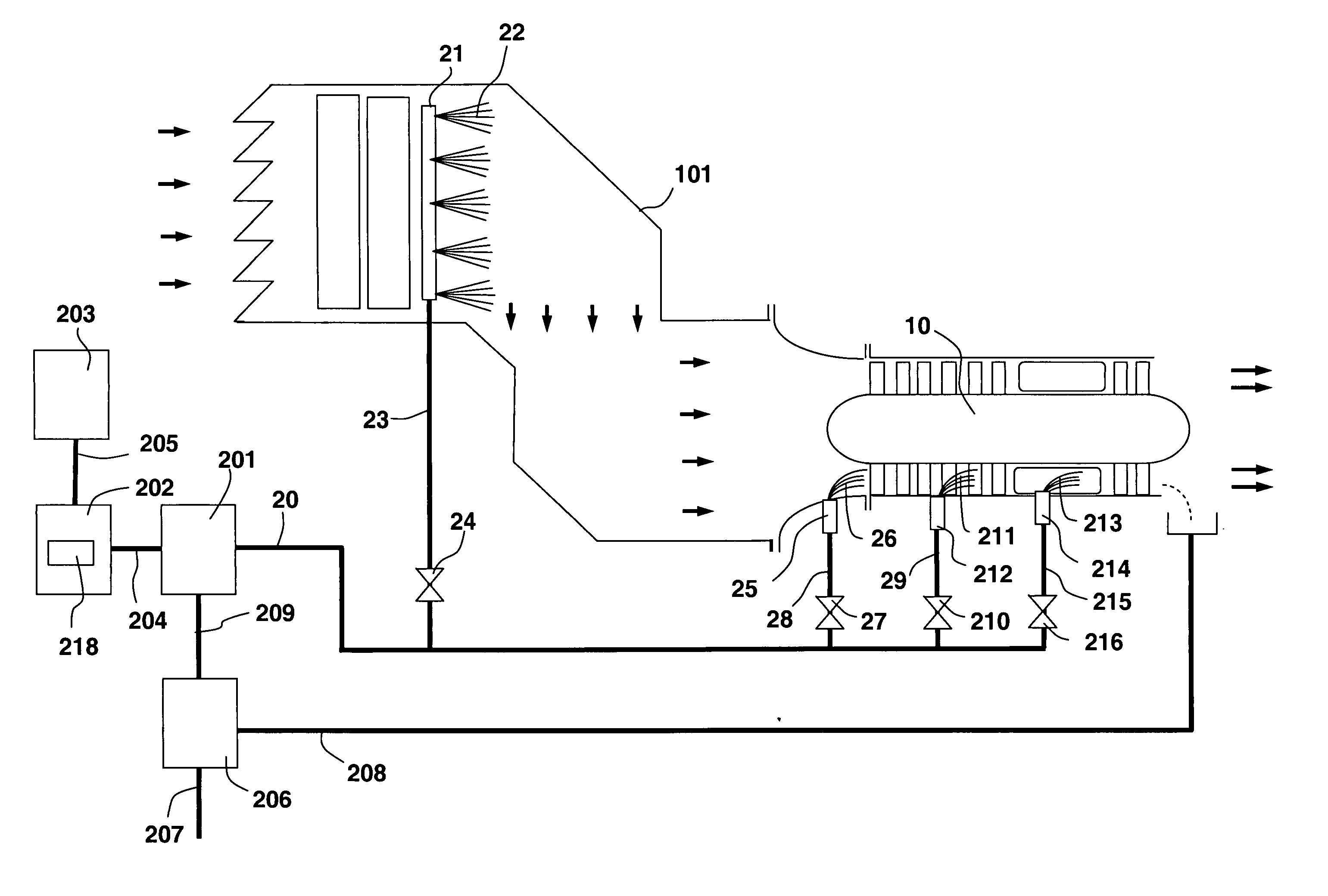 System and method for augmenting power output from a gas turbine engine