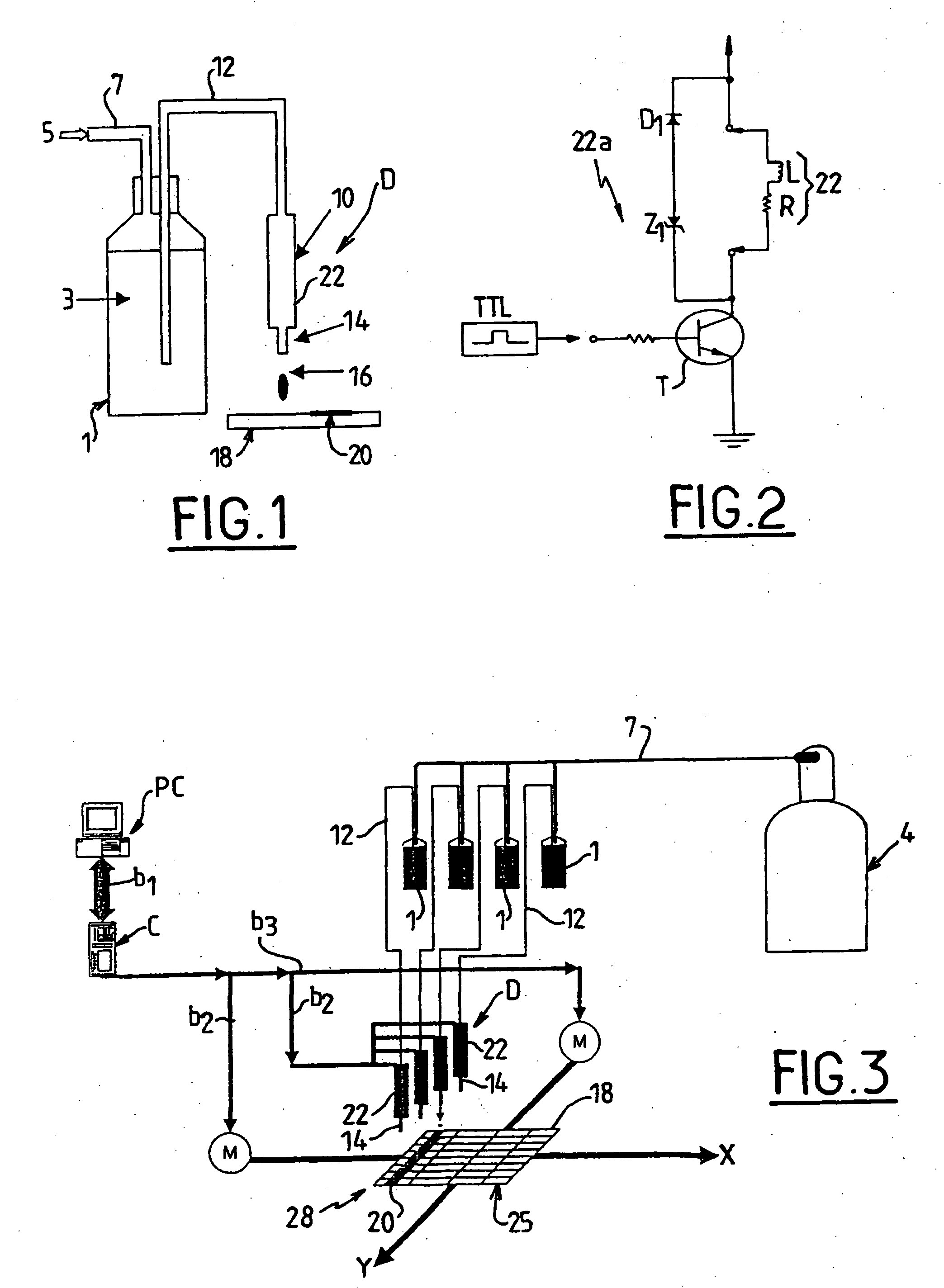 Method and a machine for ex situ fabrication of low and medium integration biochip arrays