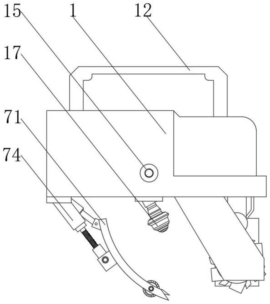 A deformation-adaptive wall ash shoveling device with a water spray self-cleaning mechanism