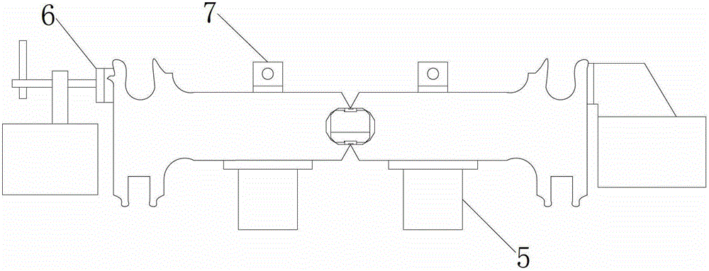 Welding process for aluminum profile car coupler plate