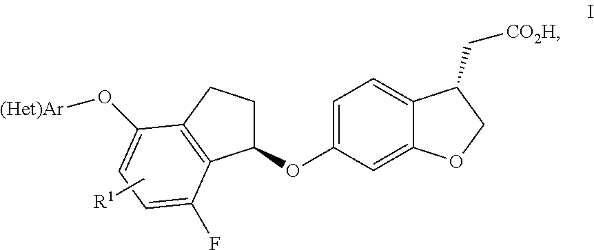 Indanyloxydihydrobenzofuranylacetic acids