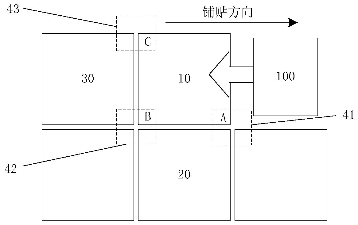 Handling system, control method thereof and floor tile laying system