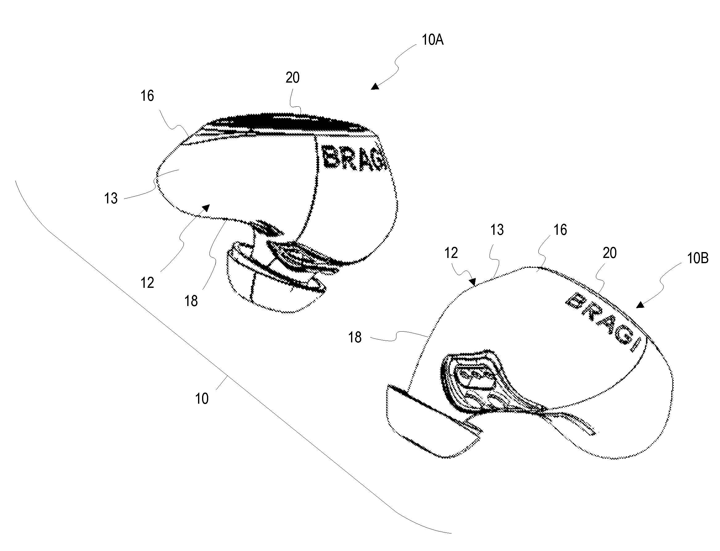 Magnetic Induction Antenna for Use in a Wearable Device